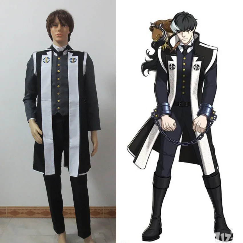 Gyakuten сайбан Феникс Райт Ace прокурора Simon blackquill Косплэй костюм