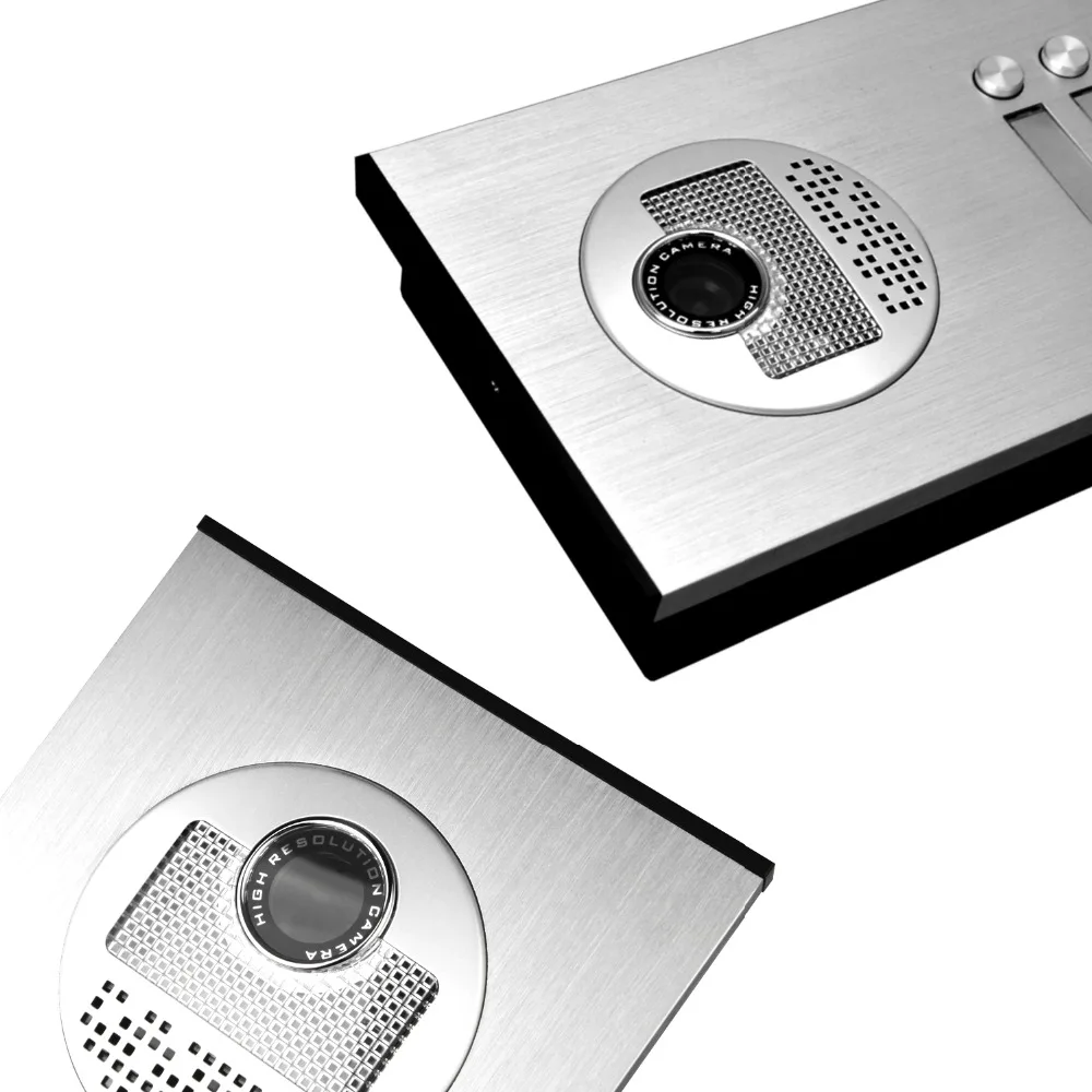 7-дюймовый монитор видеодомофон RFID Камера видео звонок с 6/8/10/12 единиц видео-телефон двери 500 пользователя для нескольких квартир