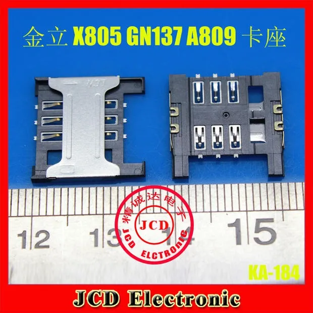 35 шт./лот SIM держатель для карт Слот для Gionee W800 W601 GN139 A809 GN206 X805 и т. д