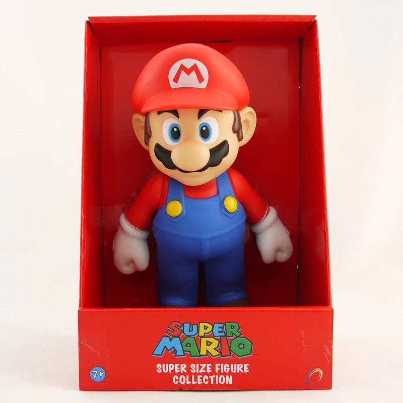 

Big Size 23cm Super Mario Bros Mario Luigi Yoshi PVC Action Figure Model Doll Toys For Kids Gifts