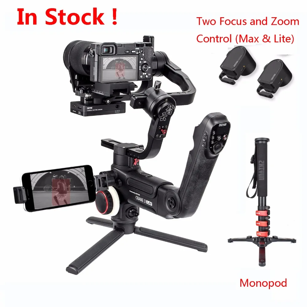 Zhiyun Crane 3 3 axis Handheld Gimbal stabilizer for Sony A9 A7M3 A7R3 A6500,Canon 5D IV,Panasonic GH4 GH5,Nikon D850 DSLR|Handheld Gimbal| AliExpress