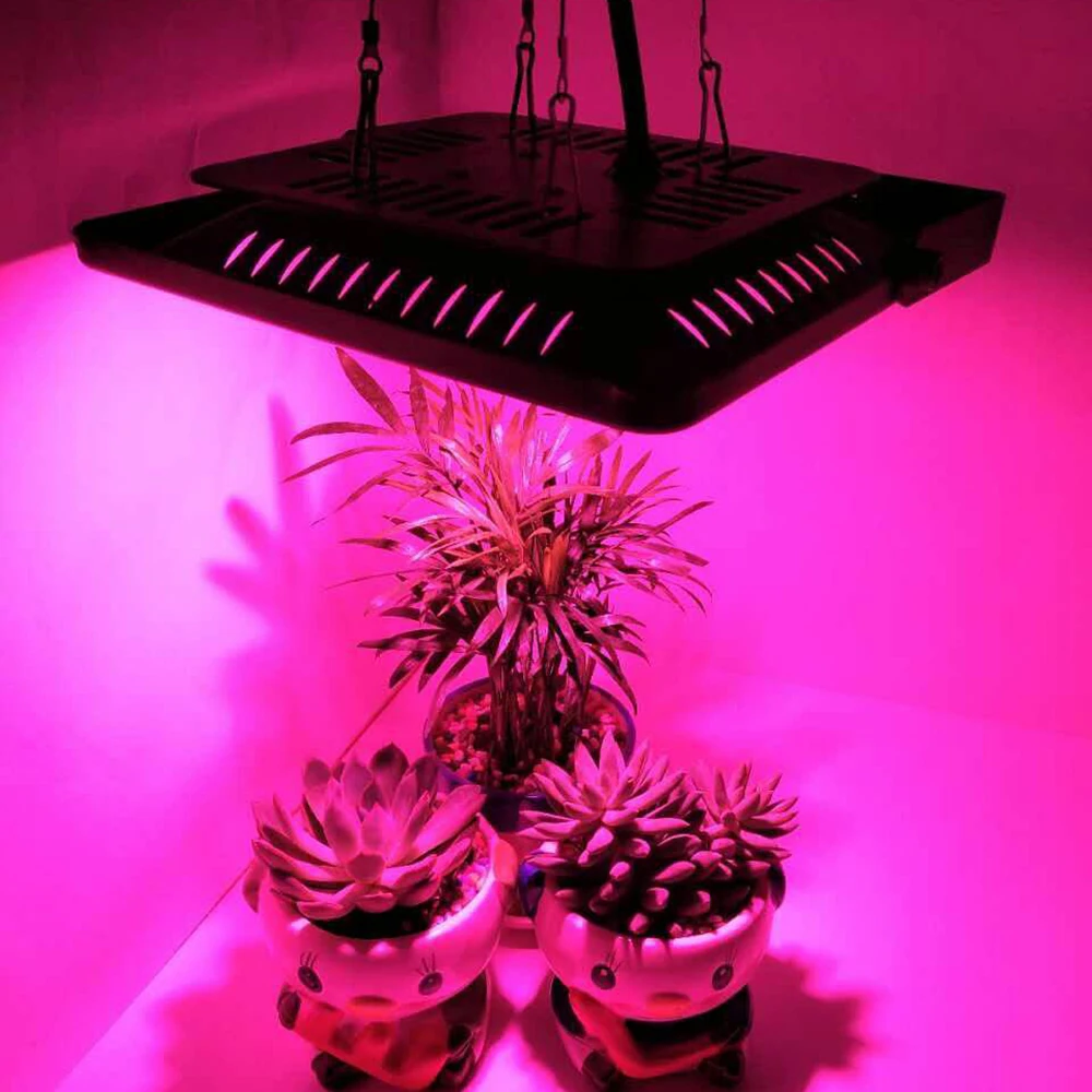 Светодиодный Grow светильник полный спектр 100/200 ваттов Светодиодные лампы COB Водонепроницаемый IP67 для комнатное растение цветок комнатное растение парника выращивания фито-лампа