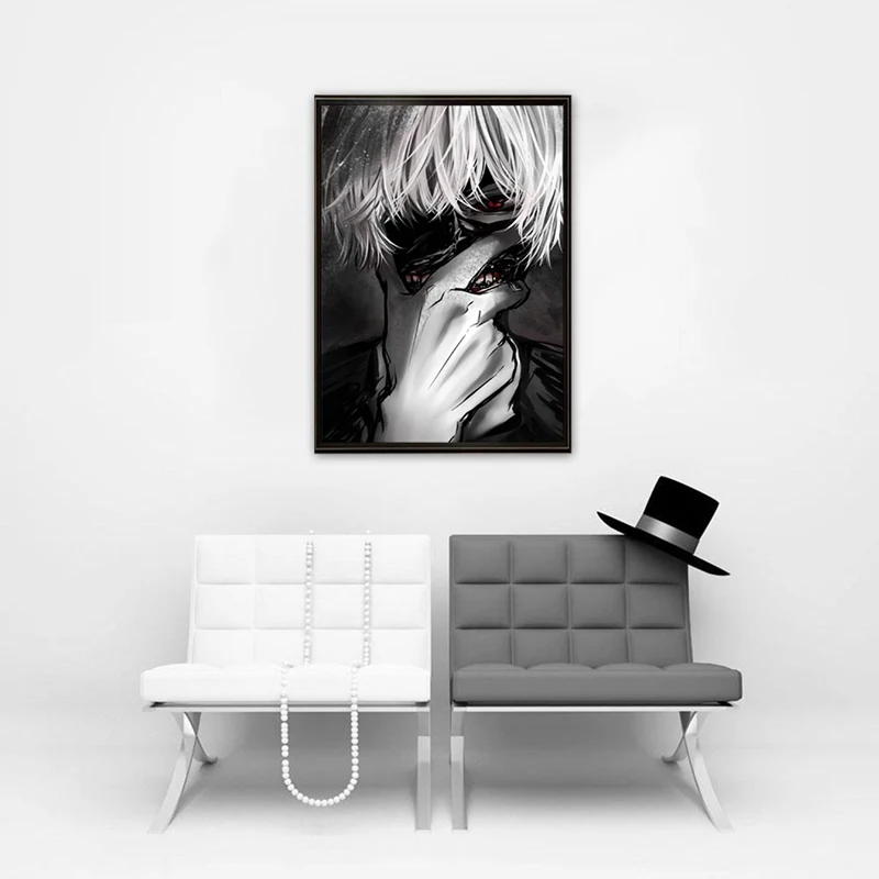 Kaneki Токийский Гуль аниме печать плакат картина книга Япония Манга|Рисование и