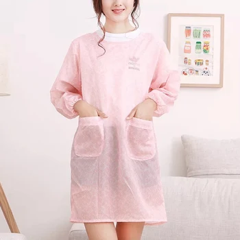 Fashion flower vine apron Women Waterproof Clean Kitchen Apron For Women Cooking Baking Restaurant Baking accessories cartoon cute waterproof cooking resturant kitchen women hello apron cocina tablier cuisine kitty rabbit kids funny bib baking