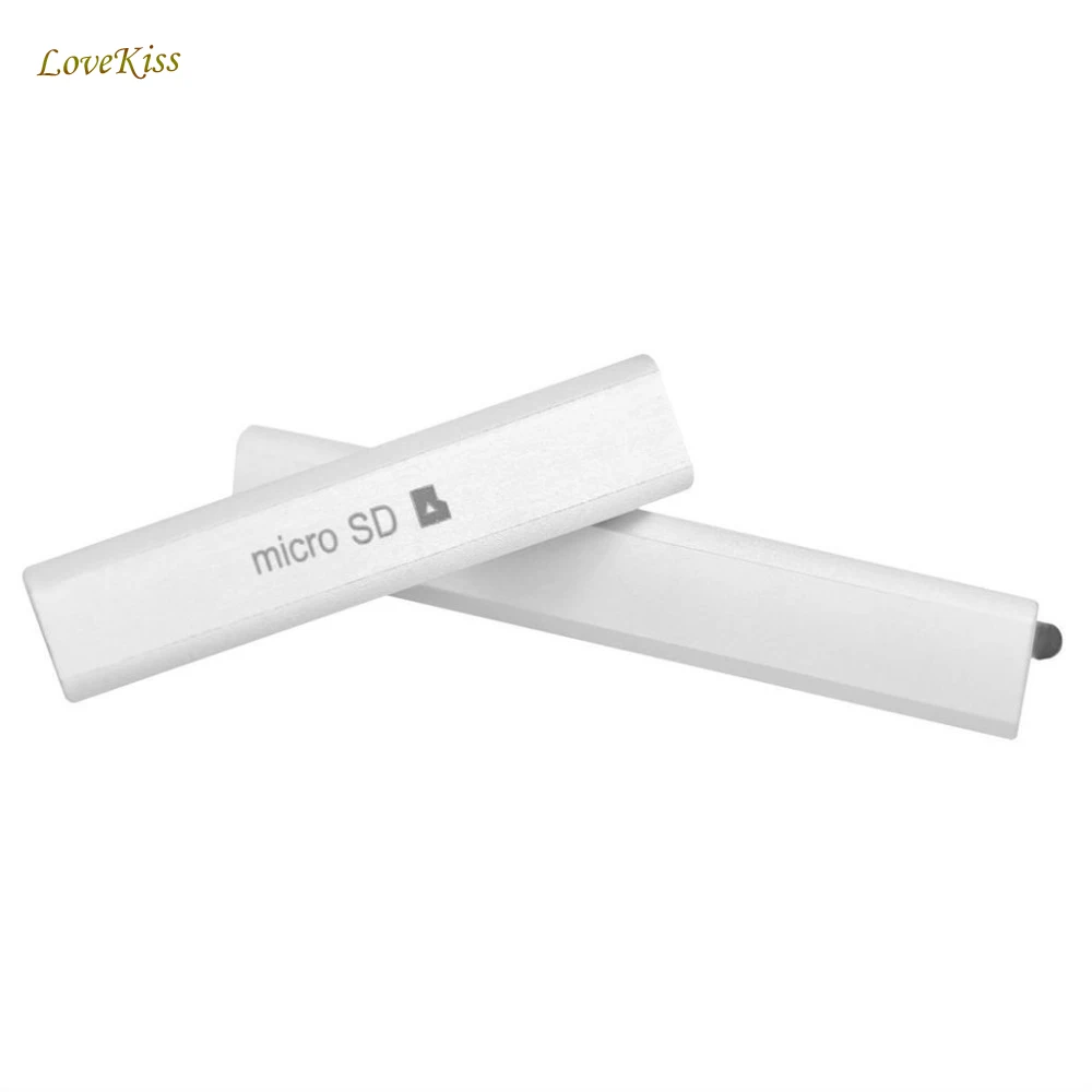 

Lovekiss Micro SD Card + SIM Card + USB Charging Port Dust Plug Slot Block Cover For Sony Xperia Z2 L50W D6502 D6503