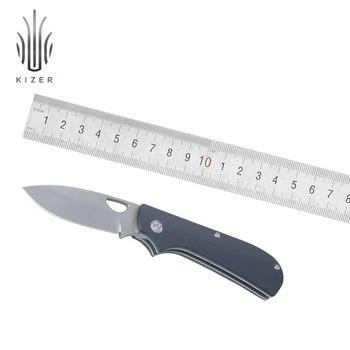 

Kizer pocket knife Zipslip V3507N1 hunting knife new black G10 handle knife folding blade knife for outdoor camping