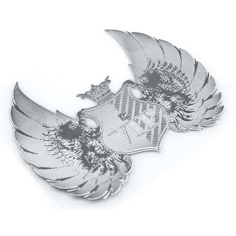 

NEUSPEED 7.5*6CM Car Motorcycle VIP Logo Car Stickers Silver Auto Emblem Symbol Creative Personalized Car Accessories