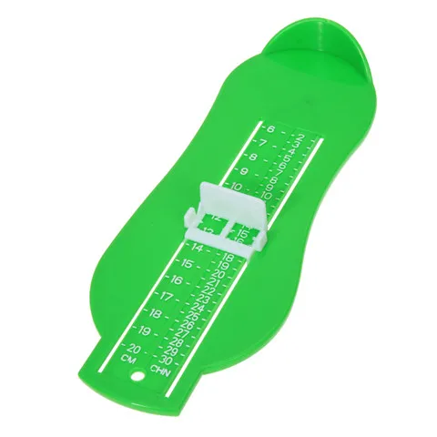 Измерительная обувь для младенцев, измерительная линейка, измерительный инструмент, детская обувь для малышей, обувь для младенцев - Цвет: green