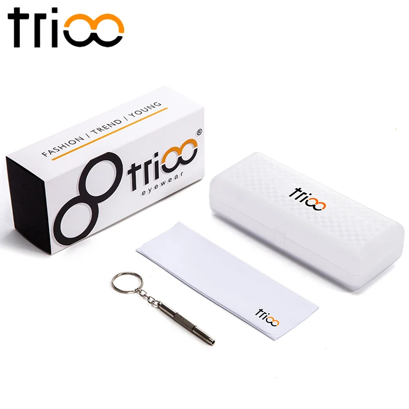 Металлические Синие мужские очки TRIOO для чтения по рецепту градиентные