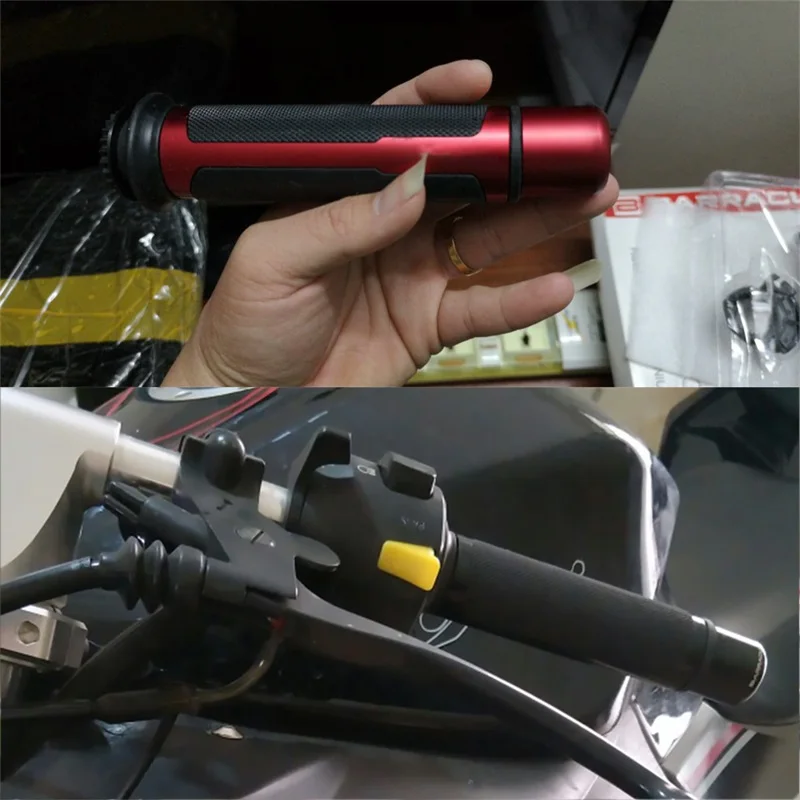 Для Suzuki Gsxr 750 Sv 650 Gsr 600 gsx Honda CBR Yamaha TMAX 22 мм 7/8 ''мотоцикл противоскользящая ручка ручки и концы руля