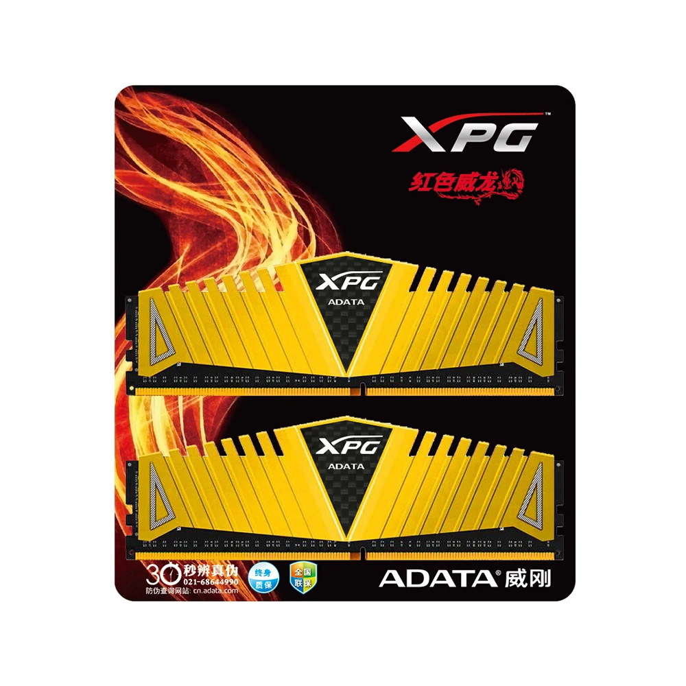 ADATA XPG Z1 PC4 8 Гб 16 Гб DDR4 3000 3200 2666 мгц PC ram Память DIMM 288-pin Настольный ram Внутренняя Память ram 3000 МГц 3200 МГц