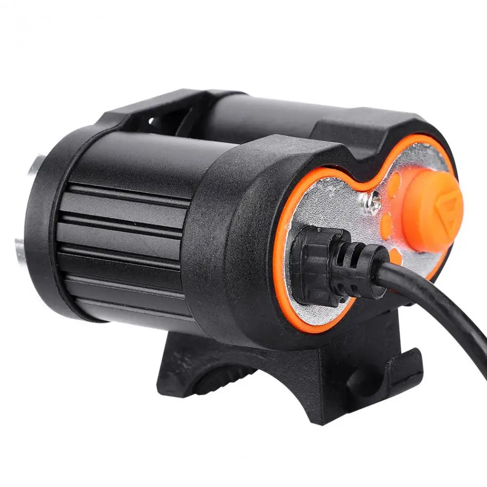 Best Waterproof Road Bike Light LED Front Bicycle Headlight 2000Lm Safety Night Cycling Lamp+Rechargeable Battery Pack+Charger 4