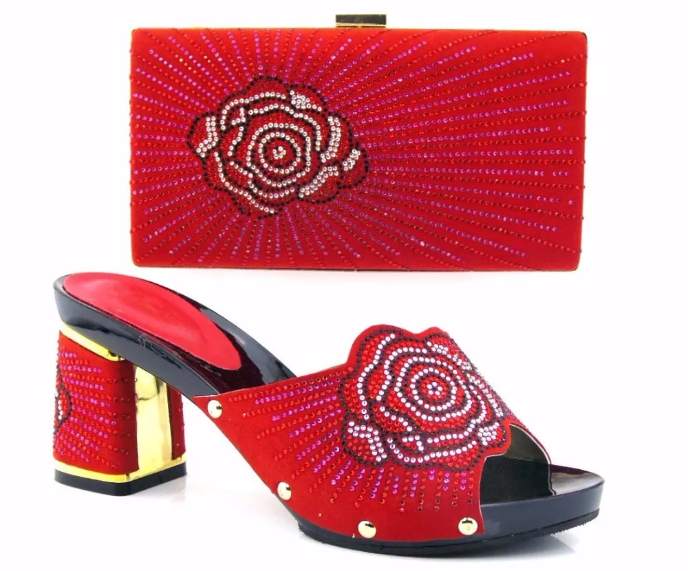 

Fashion Sandals Elegant Italian Shoes And Bags To Match With Stone African Shoes With Matching Bag Set For Wedding TH16-31