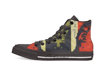 

Erroll Garner Contrasts Novelty Design breathable casual High Top lace-up Canvas shoes sneakers