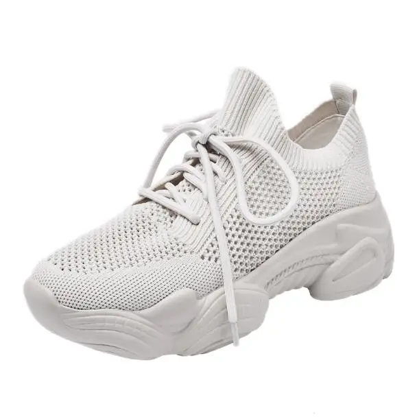 

2019 leather mesh upper breathable and comfortable women's shoes new summer leopard print ultra hot red wisdom smoked shoes