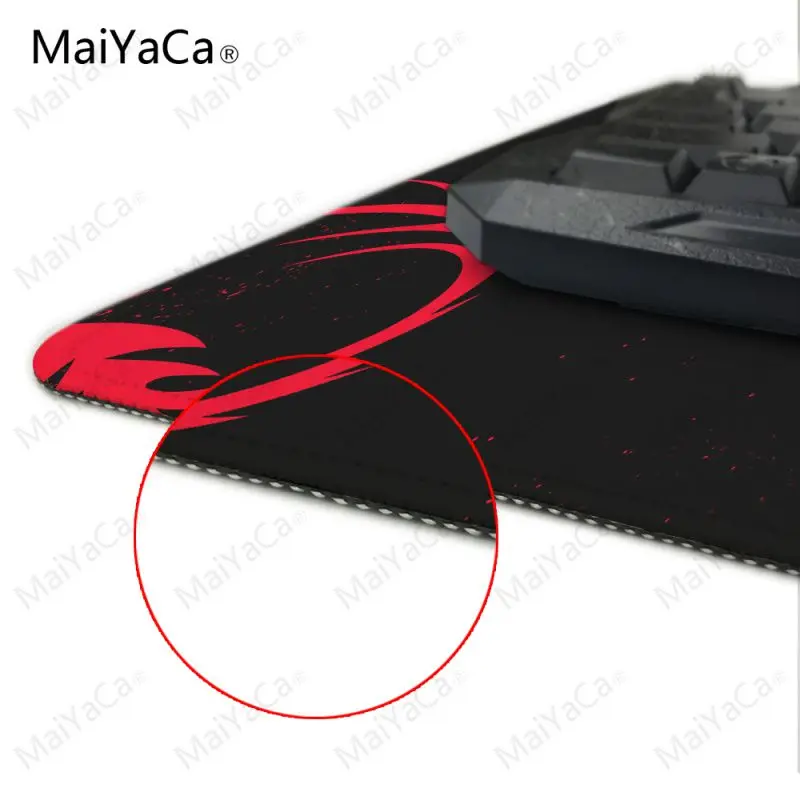 MaiYaCa скоростная версия E-sports коврик для мыши Противоскользящий Размер 31x75 см и 40x90 см для обоев с логотипом красного дракона