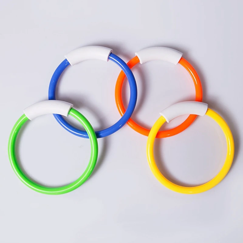 8 Pcs Underwater Swimming Pool Diving Rings, Diving Throw Bandits Toys For Kids Gift Set. Training Dive Toys For Learn