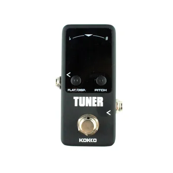 

KOKKO Mini guitar Tuner effect pedal tuner Guitar effects pedal guitarra High sensitivity HD display Dual display mode