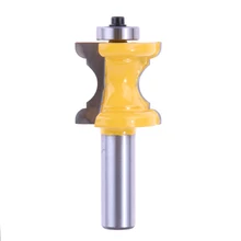 1pc 1/2″ Shank Bullnose Bead Column Face Molding Router Bit Woodworking Milling Cutter For Wood Milling Machines Power Tools