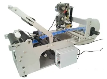 

MT-50D round bottle labeling machine with coder+letters, ribbon