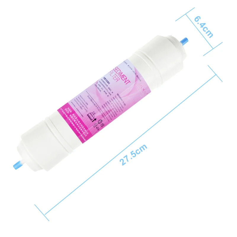 11 inch WATER FILTER PP SEDIMENT CARTRIDGE with 2 fittings Water Purifier Filter Cartridge Aquarium REVERSE OSMOSIS Household  (9)