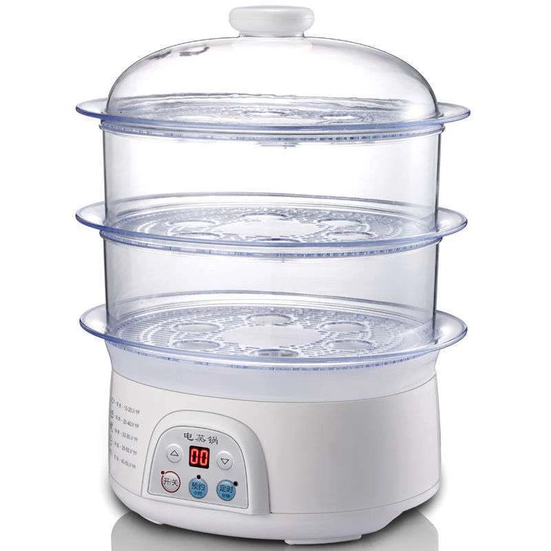 3 Электрические отпариватели для еды большой емкости 650 Вт 8 л|food uniform|steamer beautysteamer