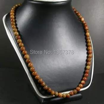 

huij 002875 Red 100% Natural A JADE Jadeite Bead beads Necklace 1pc