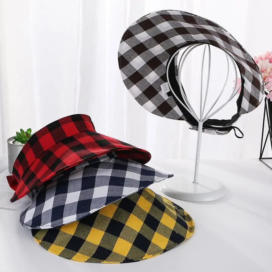 

SUOGRY Summer Unisex empty Top Visor Cap Anti-UV ladies Sun Hat Adjustable Running Tennis Golf Caps