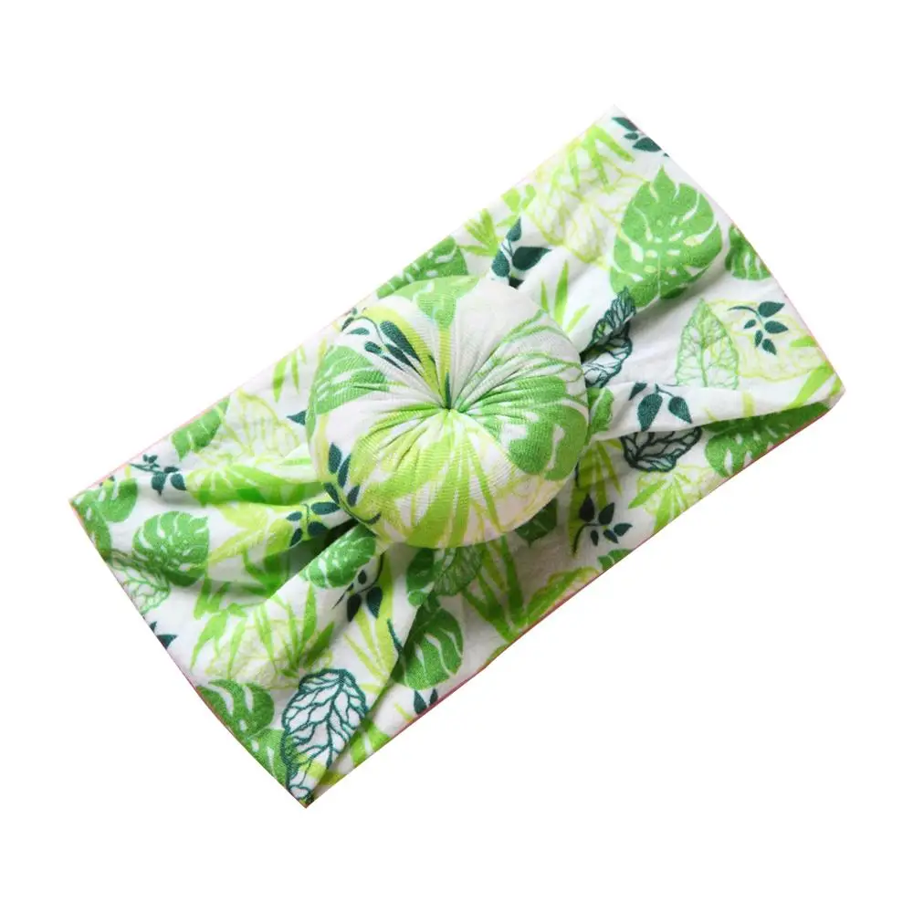 

1Pc Fashion Printed Donuts Bohemian Style Baby Hair Accessories Gifts Children Headwear Girls Wide-brimmed Hair Band