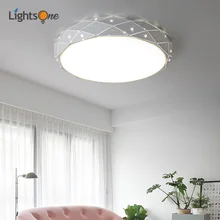 Скандинавские трехмерные геометрические потолочные лампы, светодиодный, простой, креативный, для спальни