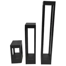 IP67 Водонепроницаемый 15 Вт COB Алюминиевый Квадратный Газон лампа led Современные Простые садовые фонари Уличные Ландшафтные огни парка