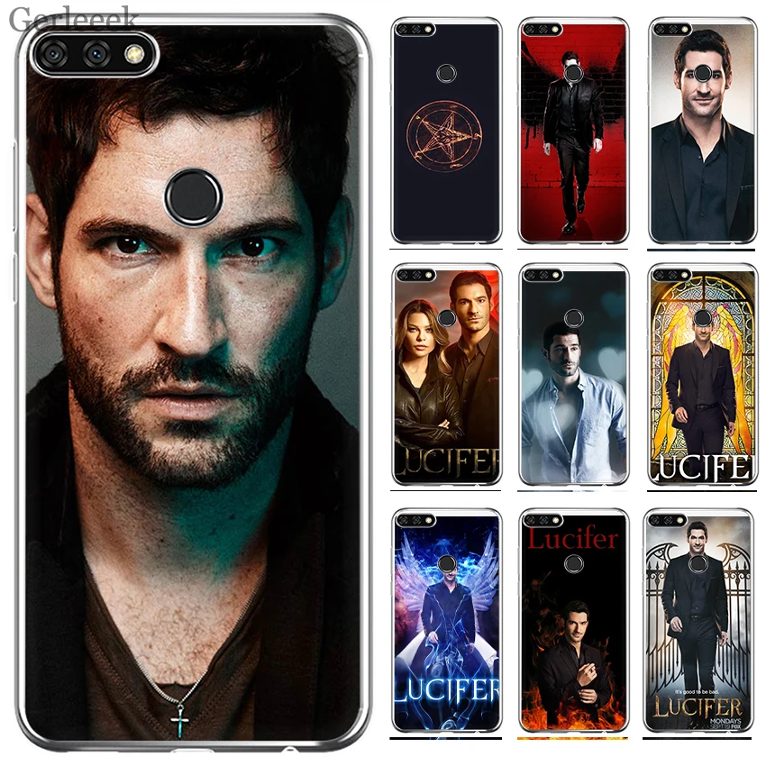 

Phone Case Cover Lucifer Tv Series Poster For Huawei Honor 6A 7A 7C 7X 8X 8 9 10 Lite Play Soft TPU Cases