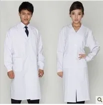 

2pcs White overcoat doctor clothing white coat nurse clothing
