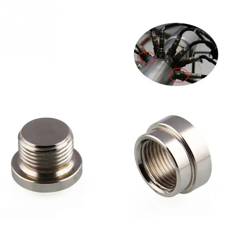 4pcs Oxygen Sensor Bung Adapter Extension Extender M18 Straight Bolt-on Install