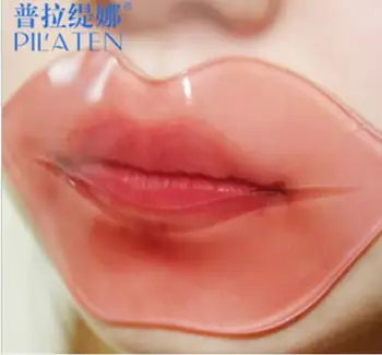 

12000pcs/lot Pilaten Crystal Collagen Lip Mask Moisturizing Smooth Fine Lines Lip Care Pads Lip Smackers