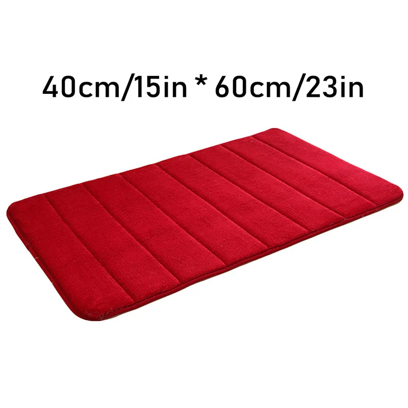 Коврик для ванной Hoomall 40x60 см ковер Коралловый флисовый коврик из пены с эффектом