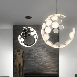 Постмодерн гостиной столовой led люстры Nordic моды бар лампы личности Искусство творческие люстры светодиодный светильник