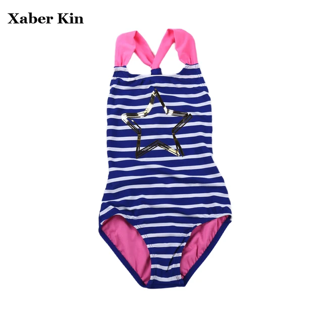 Special Offers New 2017 Girls One-Piece Striped Swimsuit Children Girls Summer Bathing Suits Kids Girls Blue Swimwear G7-K346 Special Offers New 2017 Girls One-Piece Striped Swimsuit Children Girls Summer Bathing Suits Kids Girls Blue Swimwear G7-K346