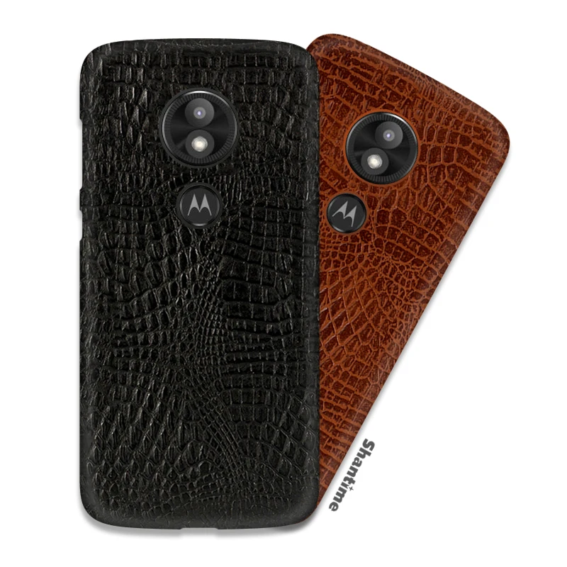 Винтажный чехол из искусственной кожи крокодила для Motorola Moto E5 Plus телефона G7 Play в