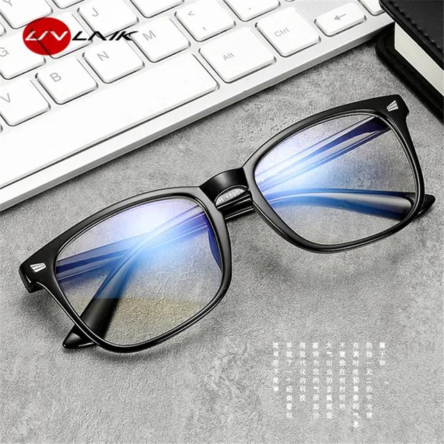 Special Offers UVLAIK Blue Light Blocking Glasses Frame Women Men Computer Glasses Goggles Transparent Eyewear