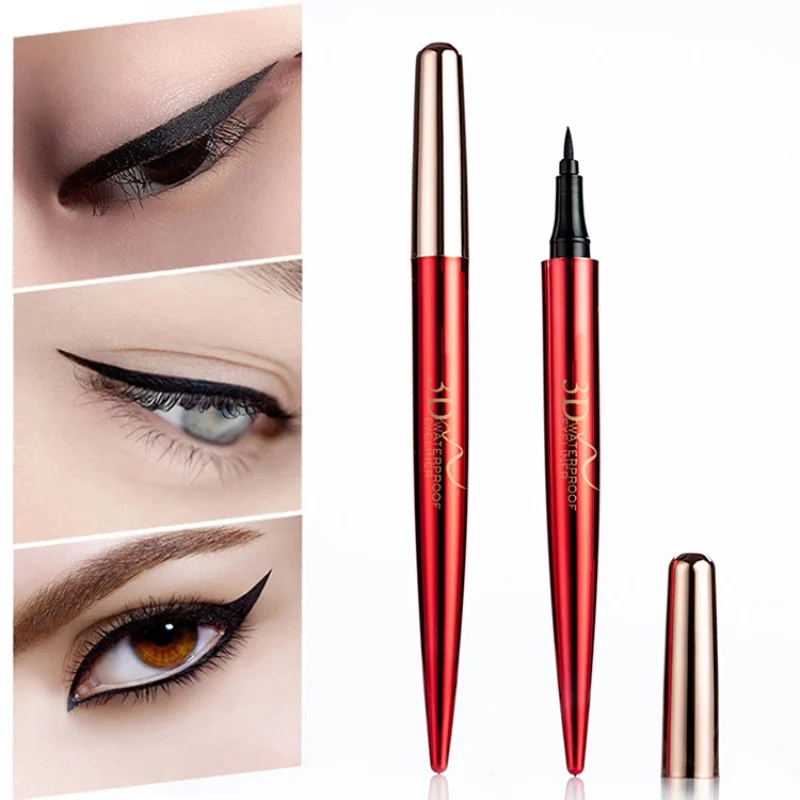 Портативная 3D подводка для глаз, стойкая водостойкая, неголовокруглый окрашивание, подводка для глаз, набор для макияжа