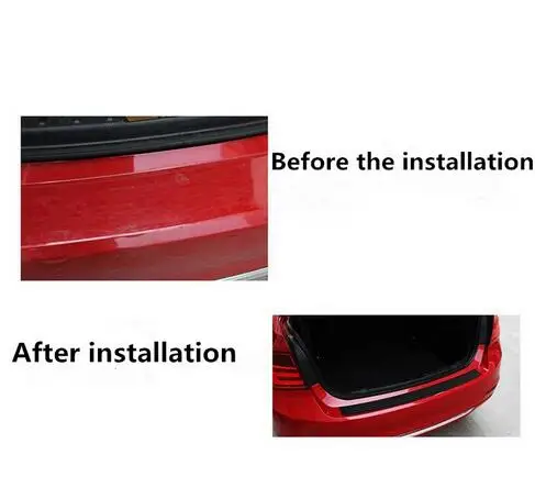 

Car Styling Rear Bumper Rubber Protection Stickers For Opel Adam Ampera Corsa E Karl Meriva B Vectra C Vita B C Car Accessories