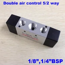 GOGOATC Пневматический воздушный клапан airtac Тип 4A120-06 4A220-06 1/" 4A220-08 порт 1/4 дюймов BSP 5/2 способ двойной воздушный регулирующий клапан