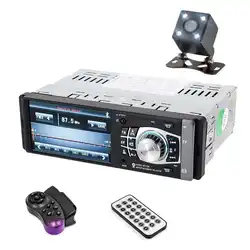 4012B 4,1 дюймов 1 Дин радио Авто Аудио Стерео FM Bluetooth 2,0 Поддержка заднего вида Камера USB руль удаленный Управление