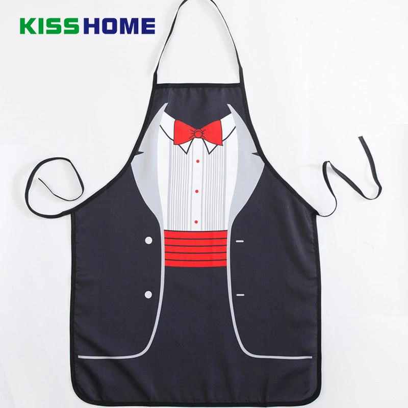 Tie With Collar BBQ Cooking Funny Novelty Apron