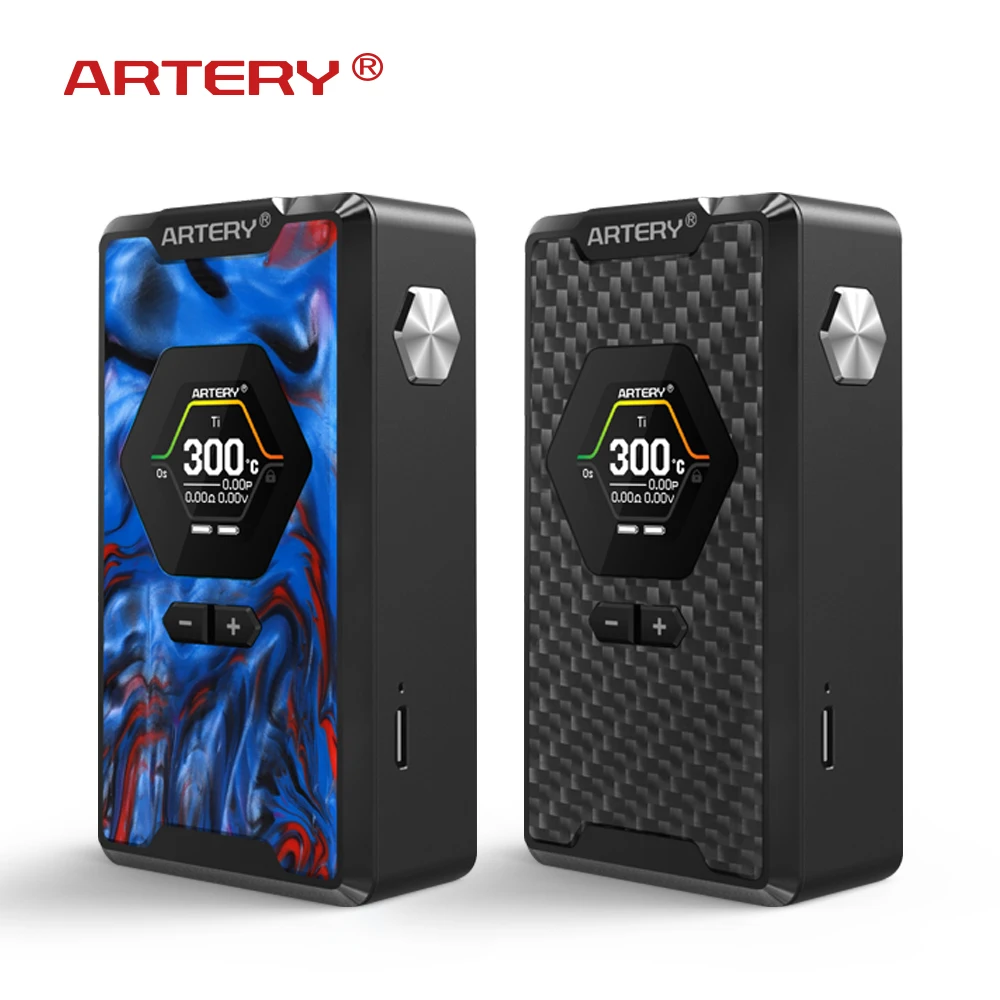 Original Artery Hive 200W TC Box Mod with Big Display Upgradeable Firmware Powered By Dual 18650 Battery E Cig Vape Mod Original Artery Hive 200W TC Box Mod with Big Display Upgradeable Firmware Powered By Dual 18650 Battery E Cig Vape Mod