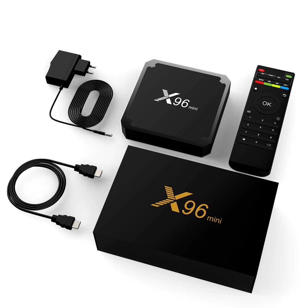 X96 Мини Android 7,1 Smart tv box 2,4 г Wifi S905W Четырехъядерный 4 к 1080 P Full HD Netflix медиаплеер 64 бит X96mini приставка