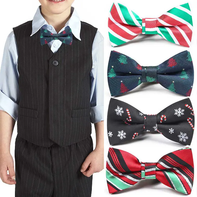 1PC Mens Boy Novelty Christmas Bow Tie Men's Adjustable Xmas Tree