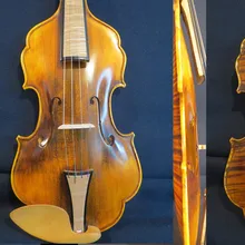 Уникальный дизайн в стиле барокко без ребра скрипки 4/4, большой, яркий звук#12029