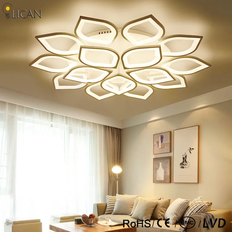 

LICAN Ideal Modern Led Ceiling Lights For Living Room Study Room Bedroom Home Dec lamparas de techo Modern Led Ceiling Lamp